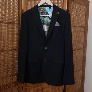 Ted Baker London Mens Casual Navy Blazer/Sport Coat